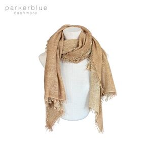 Parker Blue Felted Cashmere Scarf